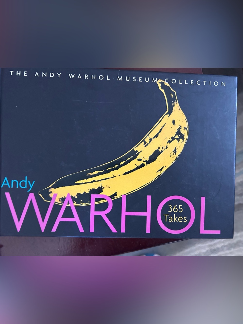 Andy Warhol 365 Takes Coffee Table Book - Yellow Banana Cover